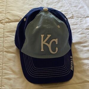 Kids Two-Tone Blue KC Baseball Hat